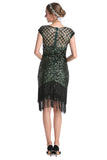 Pink Sequin Gatsby 1920s Flapper Dress