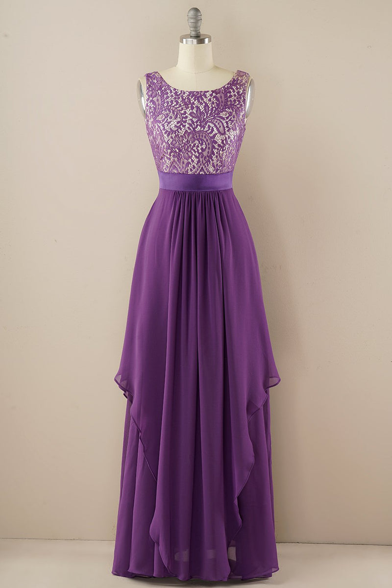 Load image into Gallery viewer, Lace Long Prom Dress
