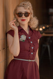 50s Burgundy Swing