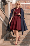 50s Burgundy Swing