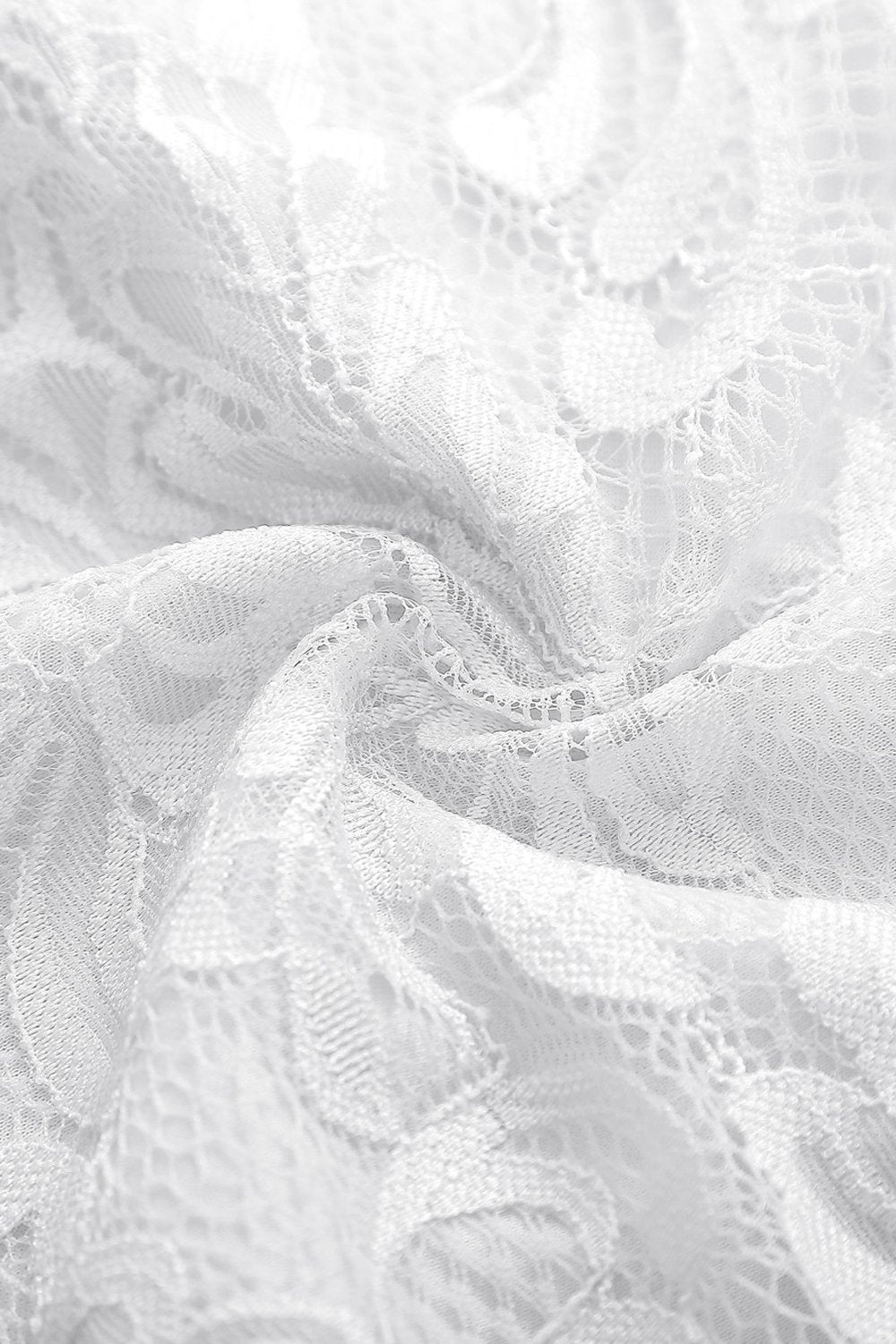 White Lace High-low Dress