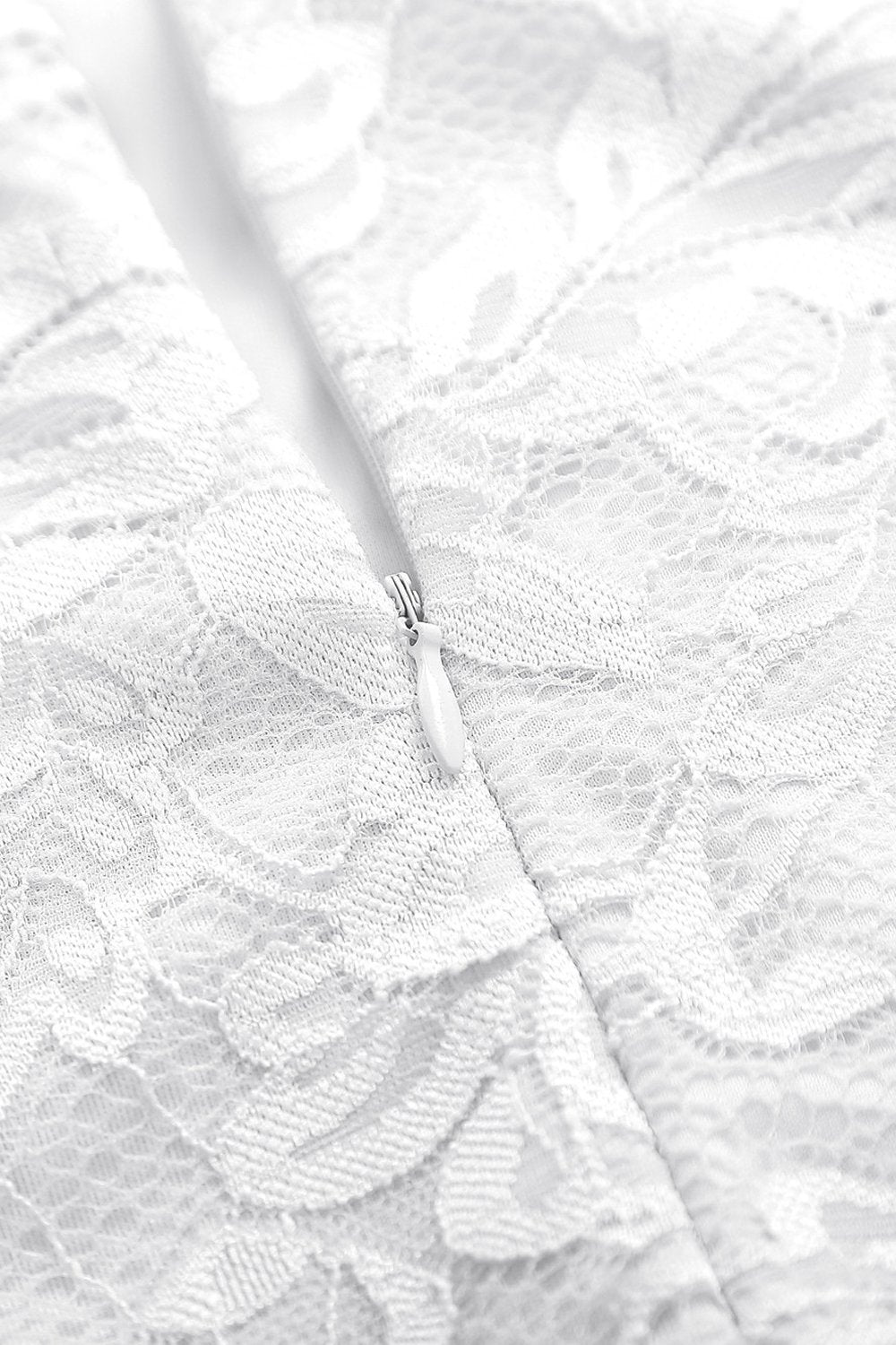 White Lace High-low Dress