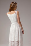 White Lace High-low Dress