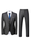 3 Piece Notched Lapel Green Men's Prom Suits