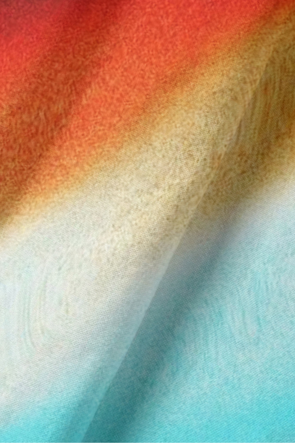 Red Printed Men's Casual Polo Shirt with Short Sleeves