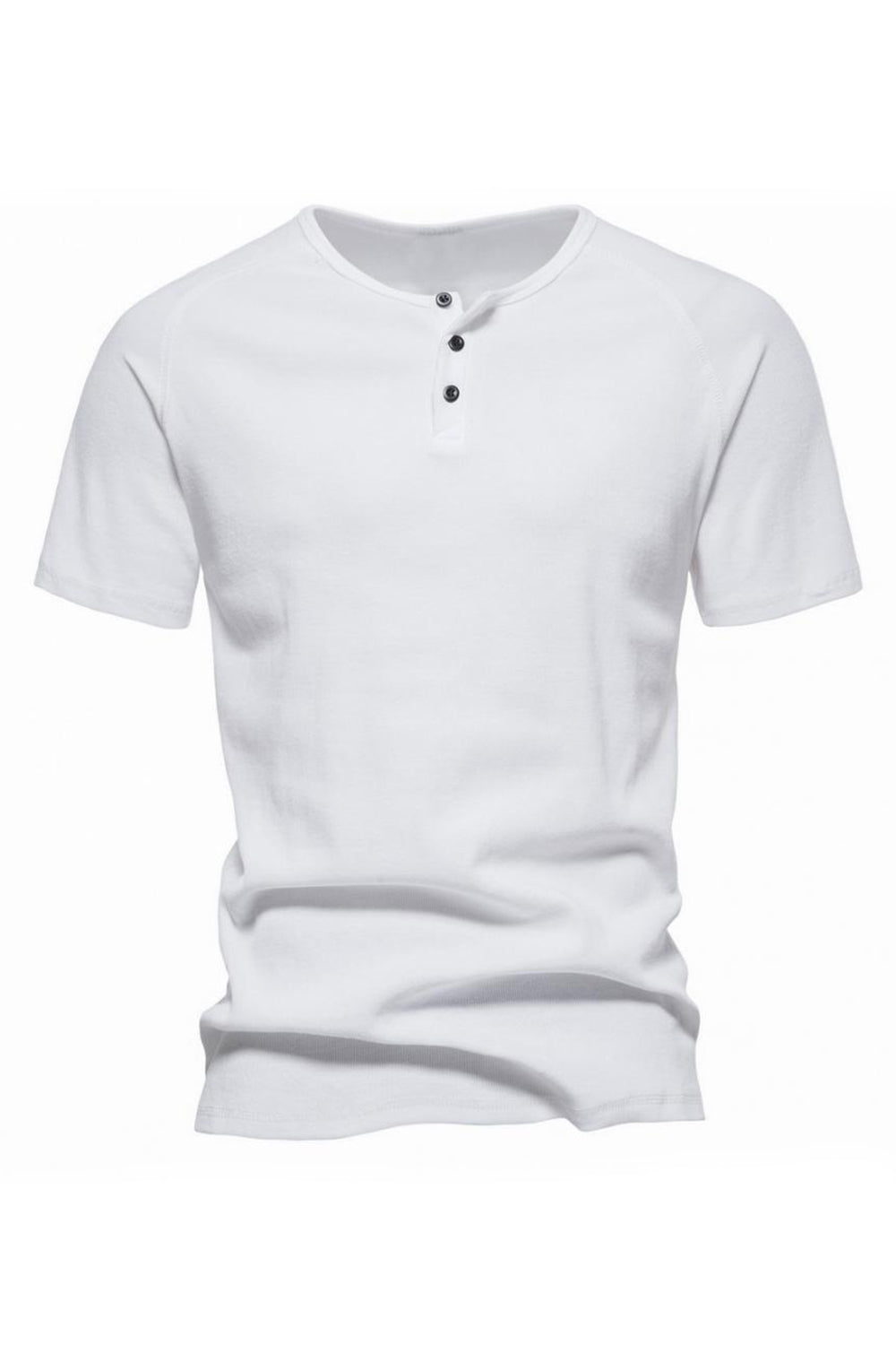 Buttons Summer Short Sleeves Casual Men's T-shirt