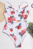 Load image into Gallery viewer, Spaghetti Straps High Waist Red One Piece Swimwear