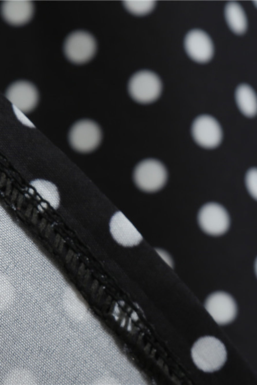 Black Polka Dots Sleeveless Swing Vintage Dress