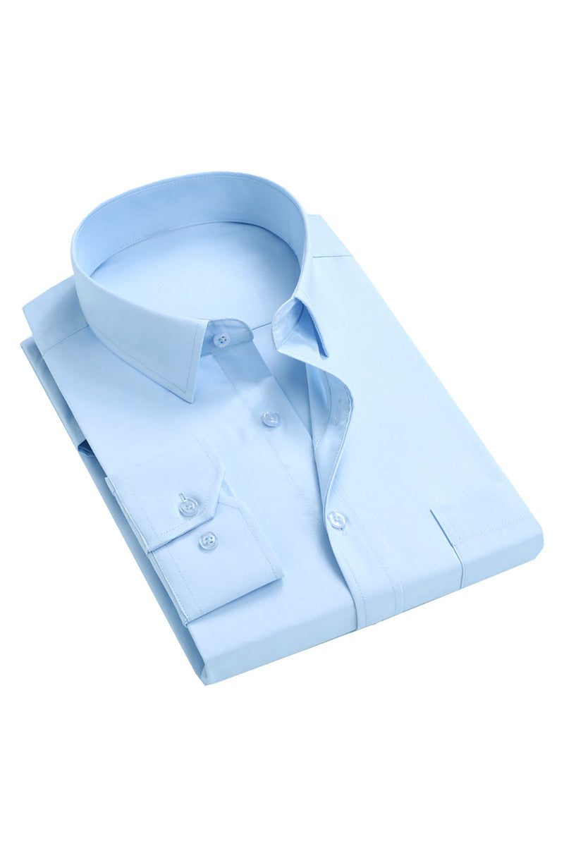 Light blue dress shirt with hot sale white collar