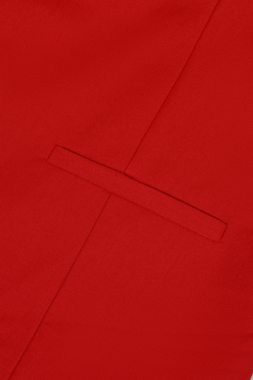 Red Single Breasted Shawl Lapel Men's Suit Vest