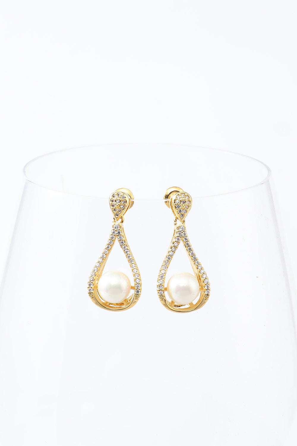 Pearl Water Drop Earrings