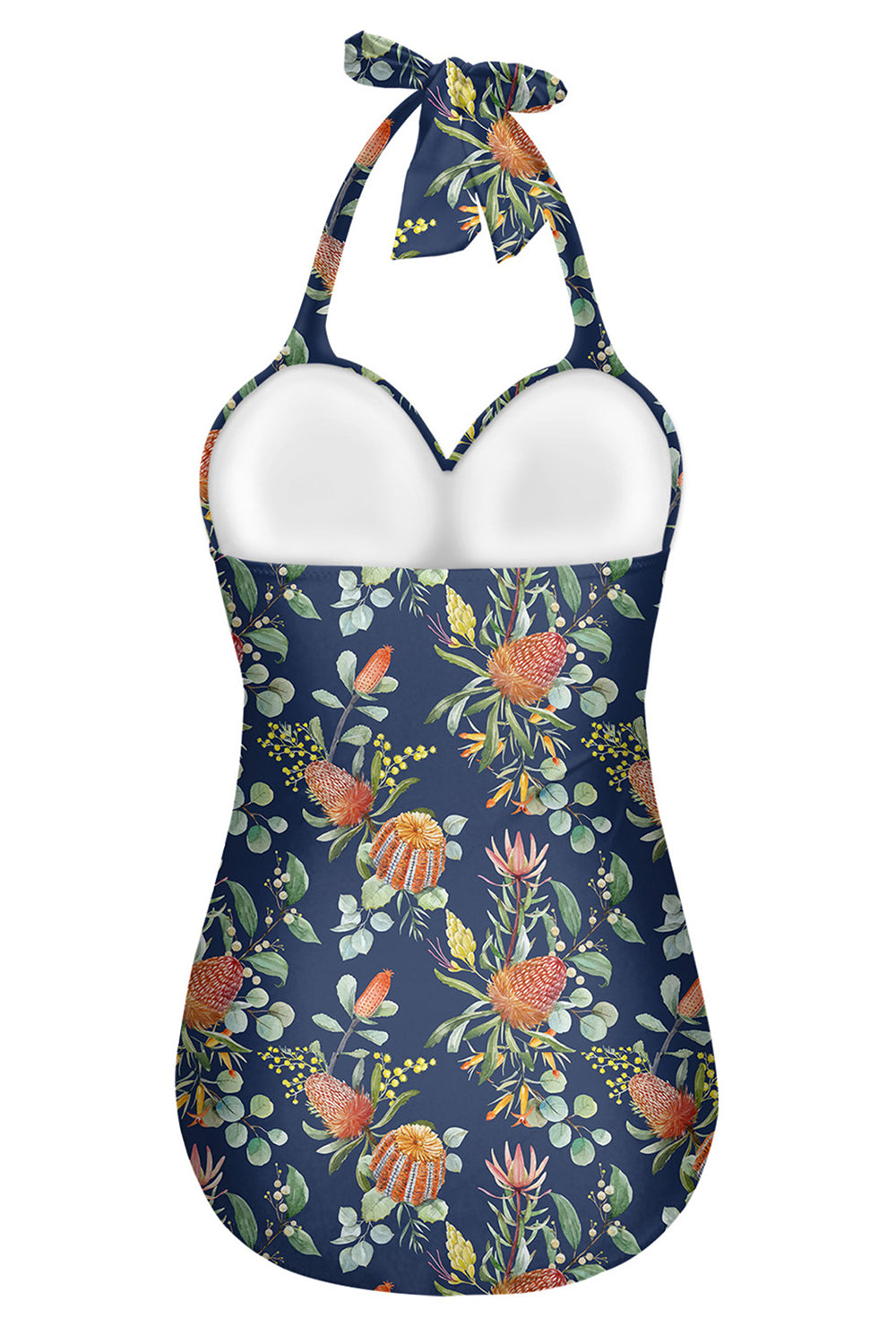 Flower One Piece Swimsuit
