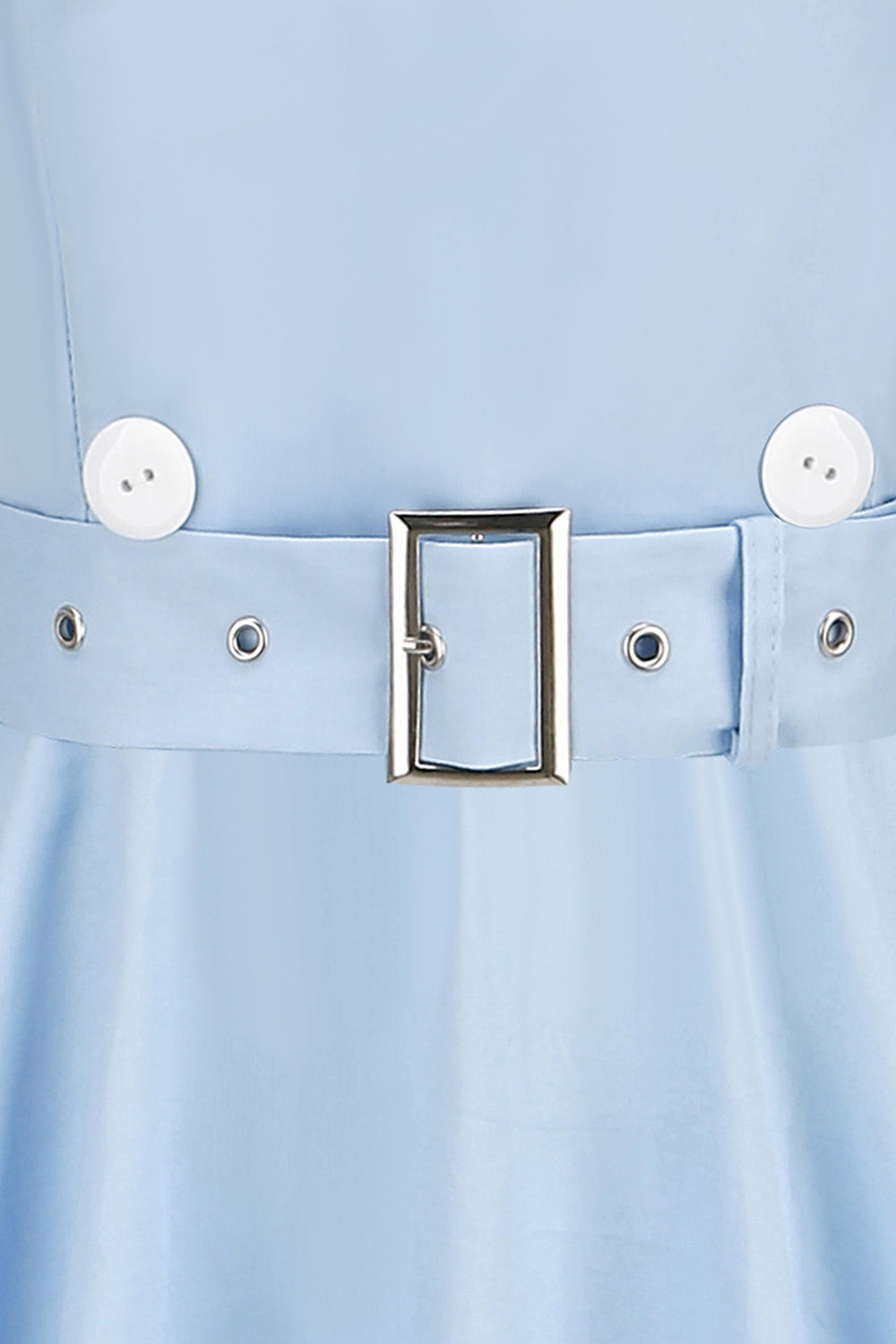 Black 1950s Swing Dress with Belt