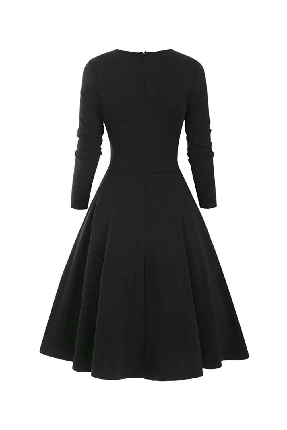 Check Printed Waist-Up Halloween Retro Dress