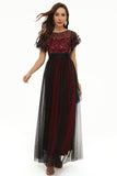 Sequins Tulle Mother of The Bride Dress