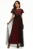 Sequins Tulle Mother of The Bride Dress