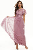 Sequins Tulle Mother of The Bride Dress