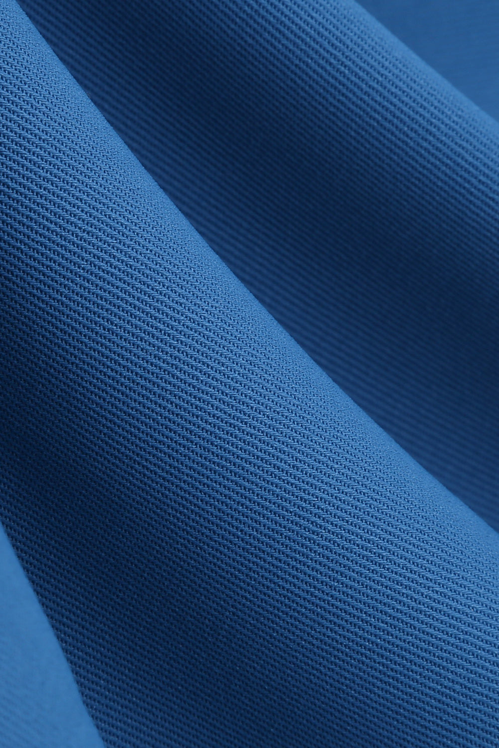 Hepburn Style Halter Neck Blue 1950s Dress