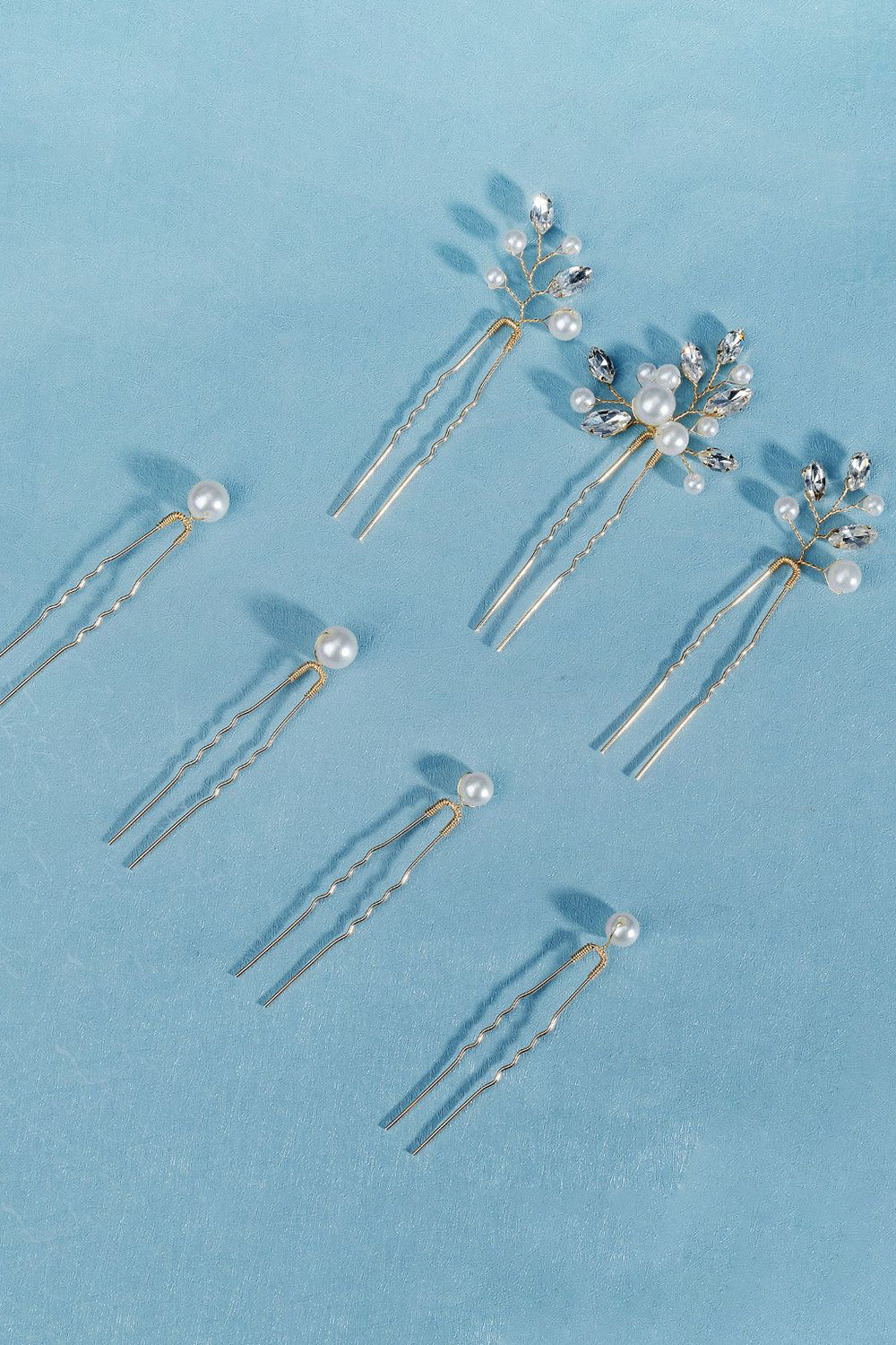 Simple Pearl Rhinestone Handmade Bridal Headpiece