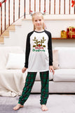 Green Plaid Family Merry Christmas Pajama Sets