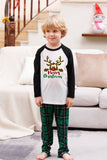 Green Plaid Family Merry Christmas Pajama Sets
