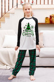 Green Plaid Family Merry Christmas Pajama Sets