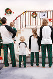 Green Plaid Family Merry Christmas Pajama Sets