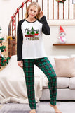 Green Plaid Family Merry Christmas Pajama Sets
