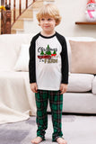 Green Plaid Family Merry Christmas Pajama Sets
