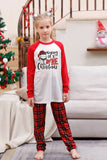 Red Plaid Matching Family Christmas Pajamas Sets