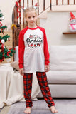 Red Plaid Matching Family Christmas Pajamas Sets
