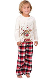 Christmas White Deer Family Matching Pajamas Set (Not Include Dog Pajama)