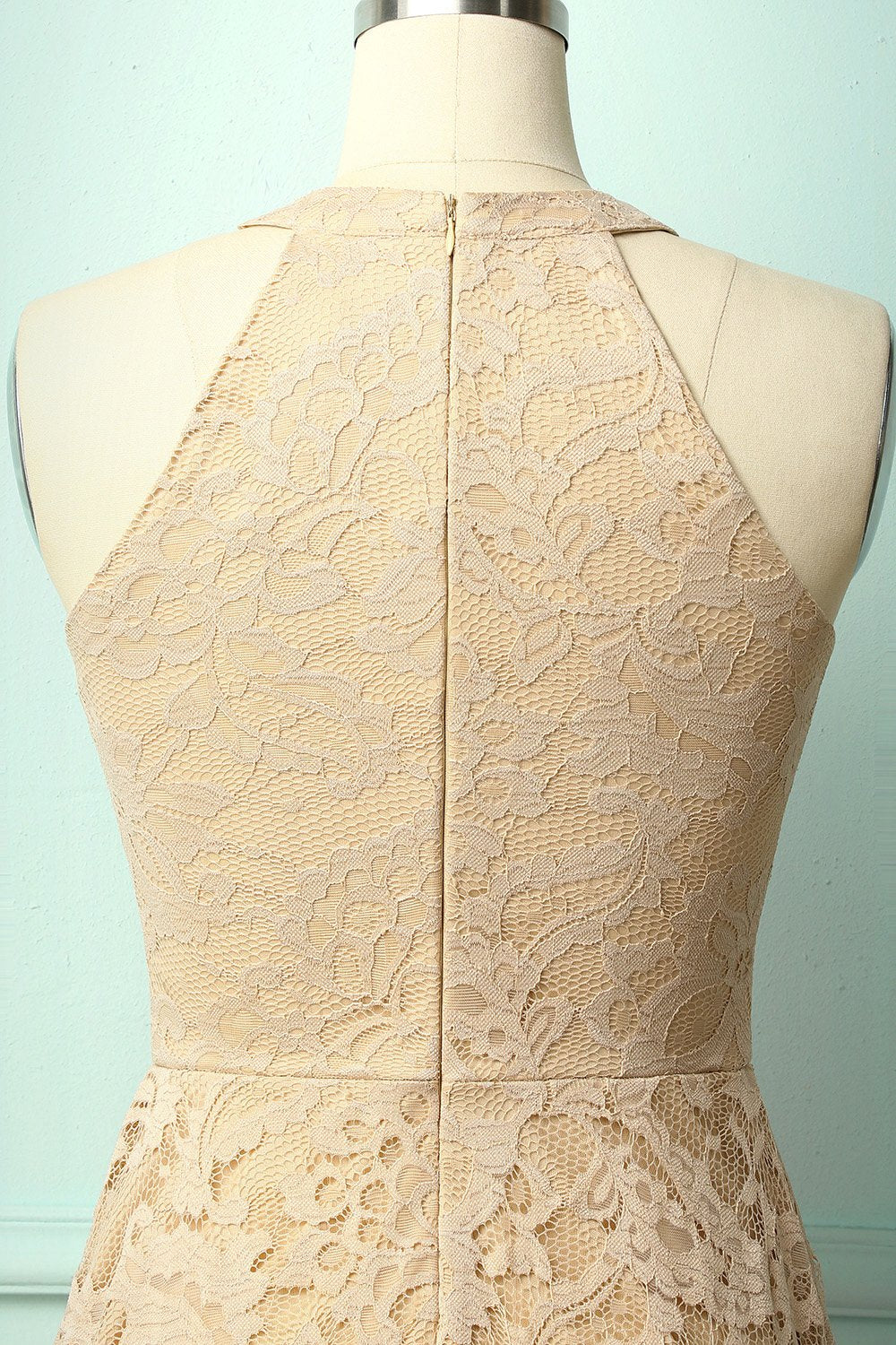 Champagne Lace Dress