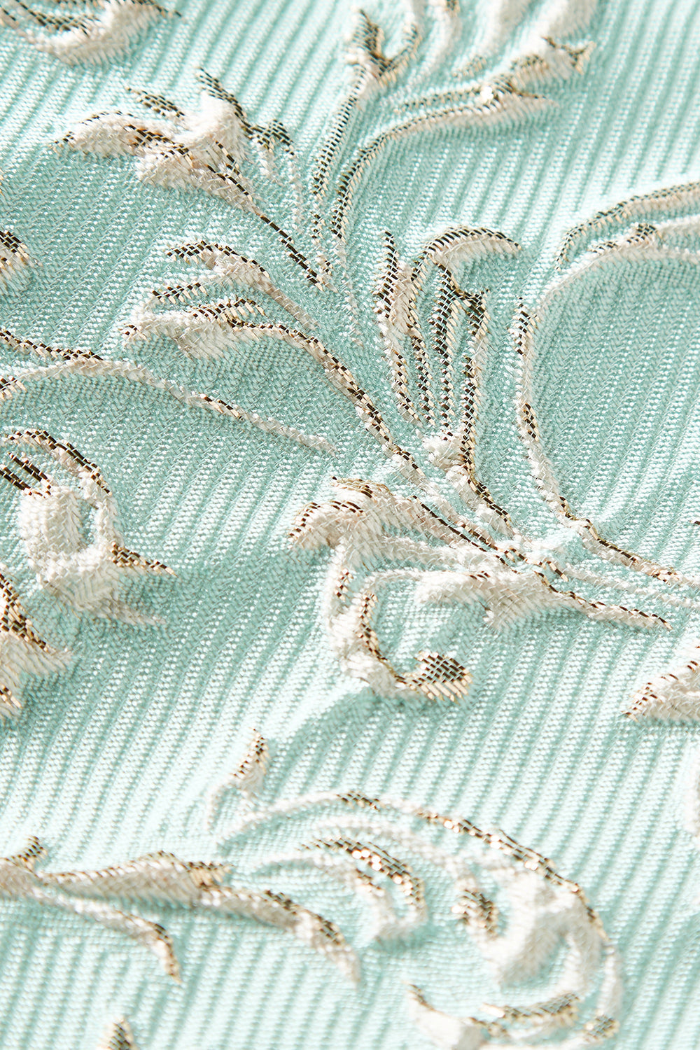 Champagne Shawl Lapel One Button Jacquard Men's Prom Suits