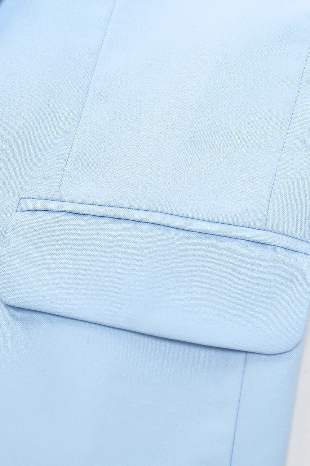 Light Blue Peak Lapel 2 Piece Men's Prom Suits