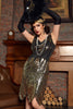 Load image into Gallery viewer, Black and White Gatsby 1920s Dress