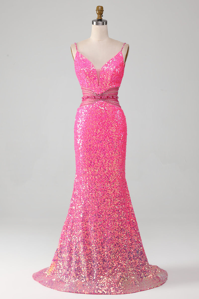 Pink spaghetti strap dress new arrivals