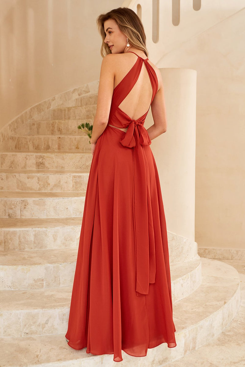 Bridesmaid dresses shop rust color