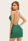 Short Tight Lace Graduation Dresses