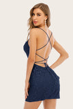Short Tight Lace Graduation Dresses