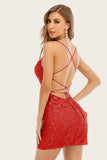 Short Tight Lace Graduation Dresses