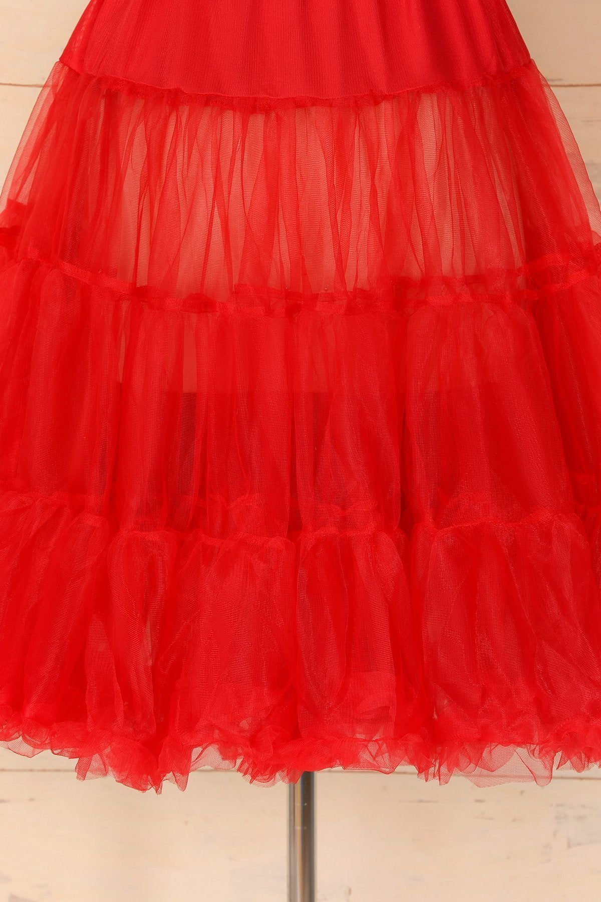 Tulle Red Petticoat - ZAPAKA