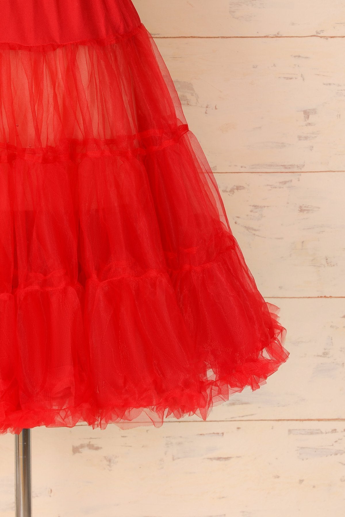 Tulle Red Petticoat - ZAPAKA