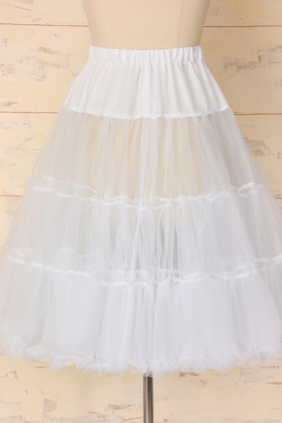 White Tulle Petticoat - ZAPAKA