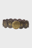 Boho Western Cowgirl Wide Hollow Disc Belt