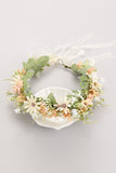 White Garland Crown Bridal Headband