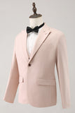 Ivory Peak Lapel One Button 3 Piece Prom Suits