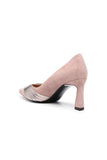 Blush Pointed Toe High Heels Pumps