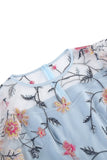 Apricot A Line Flower Short Sleeves 1950s VintageDress