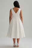 Matte Satin A Line Sleeveless Long Graduation Dress